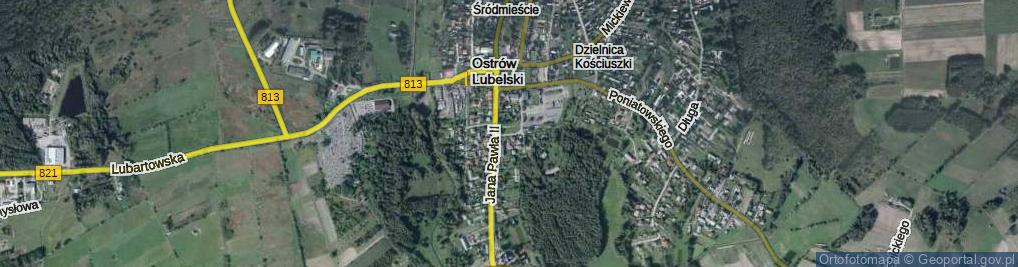Zdjęcie satelitarne Zagłoby Jana Onufrego ul.